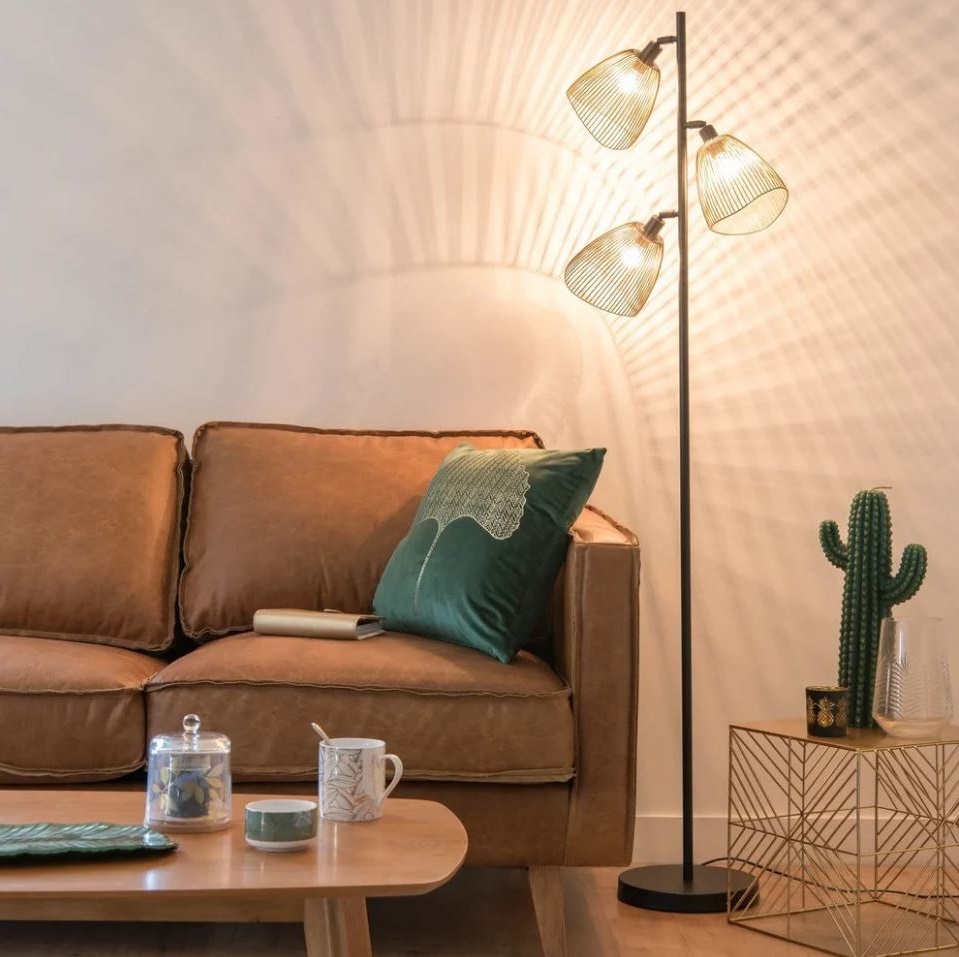 lampadaire 3 Spots