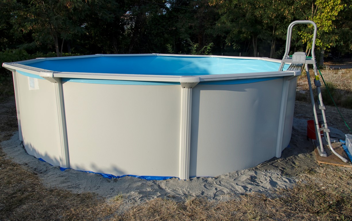 Piscine Hors Sol Sur Du Sable