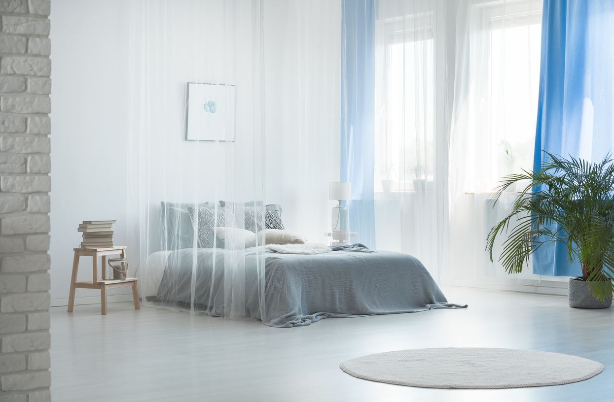 chambre épurée Et Romantique