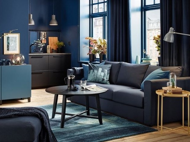 bleu Nuit Et Nuance De Bleu