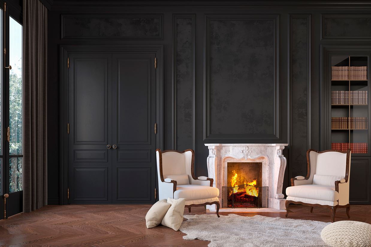 cheminée Classique En Marbre