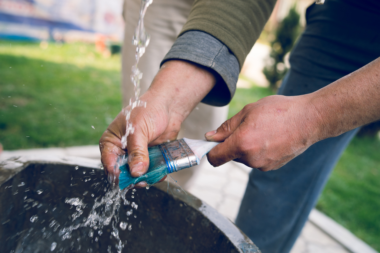 Nettoyer Pinceau Peinture Glycero