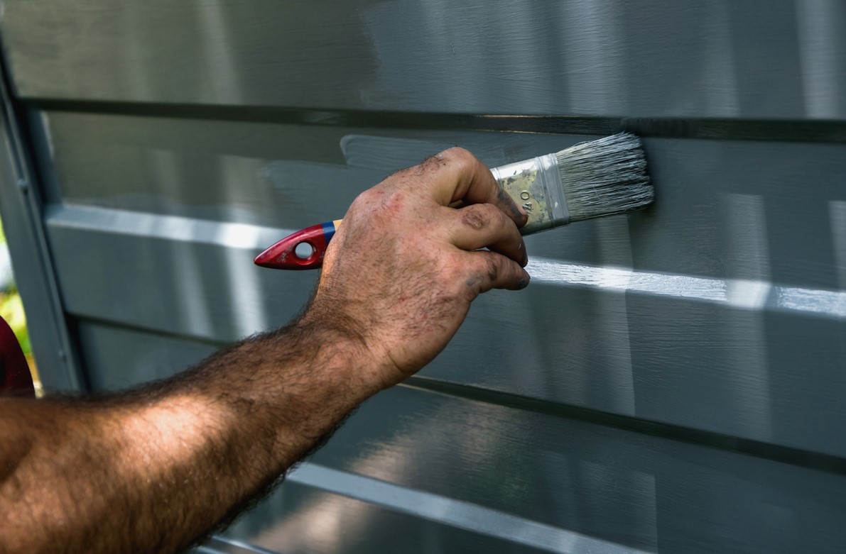 Peindre Porte De Garage En Aluminium
