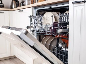 Lave vaisselle ouvert