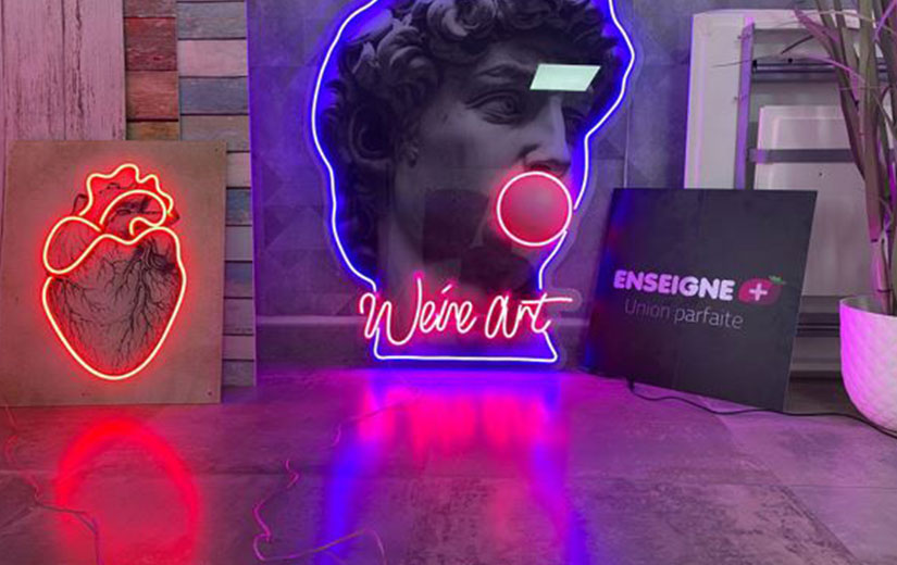 Tendance Neon Decoration Chambre