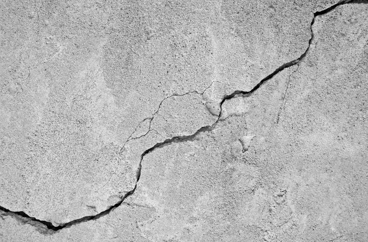 Sol En Béton Fissuré
