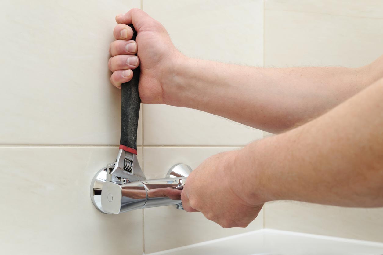 Installation robinet baignoire