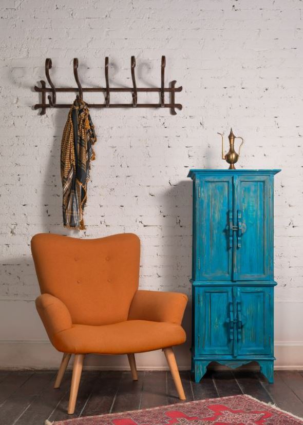 bleu Cyan Et Orange