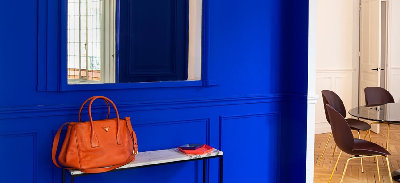 bleu Klein Et Orange