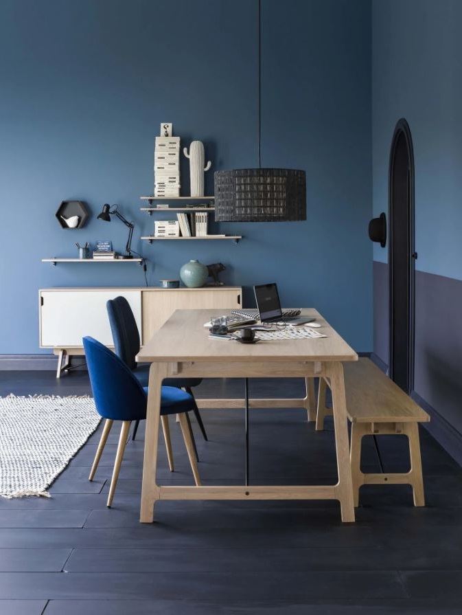 salle à Manger Camaïeu Bleu