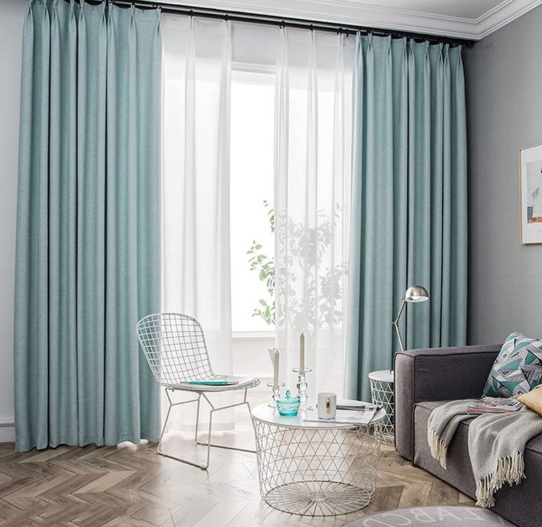 bleu Pastel Et Gris