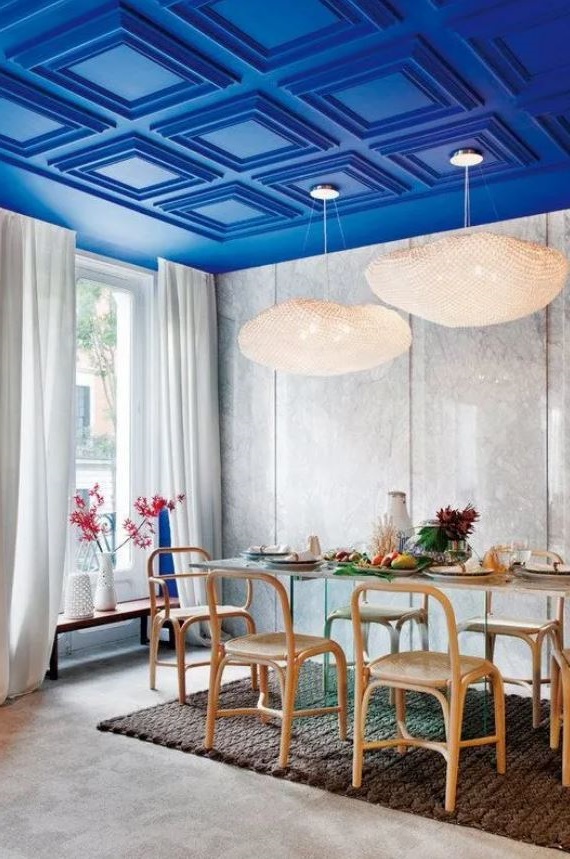 plafond Bleu Klein