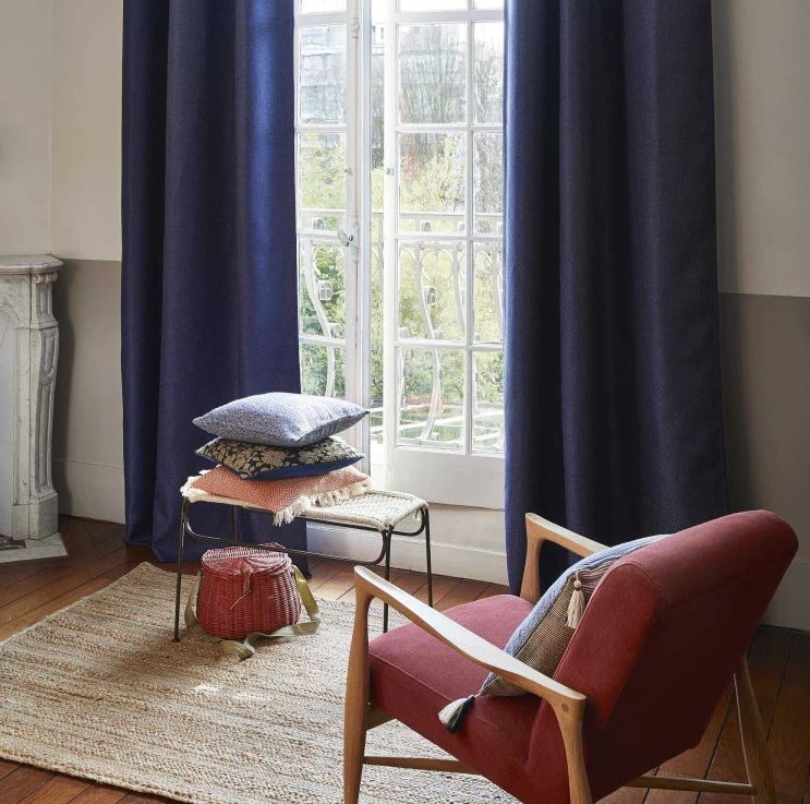 rideaux Bleu Foncé