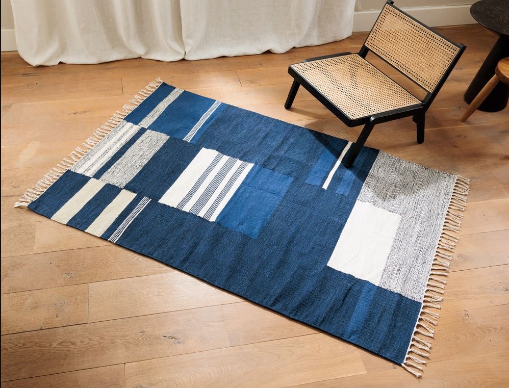 tapis Bleu Indigo