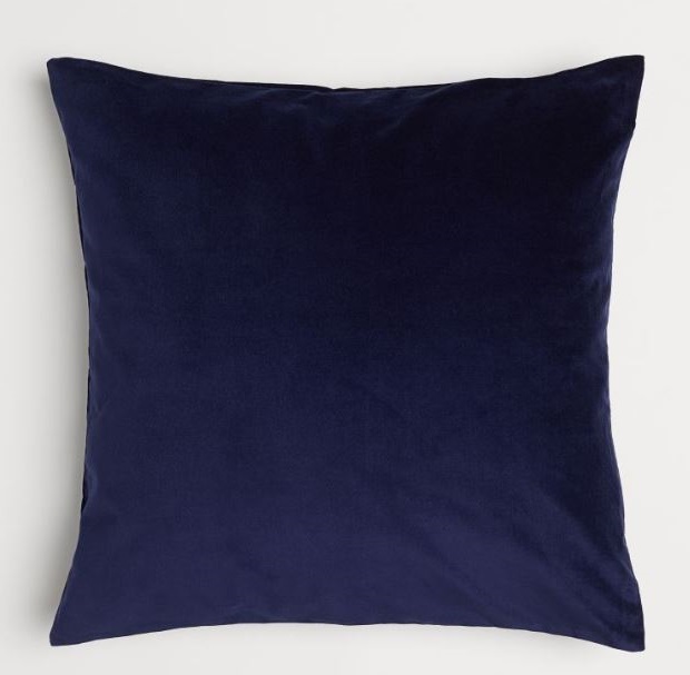 coussin Bleu Foncé