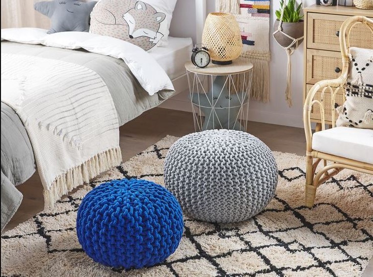 pouf Bleu Klein
