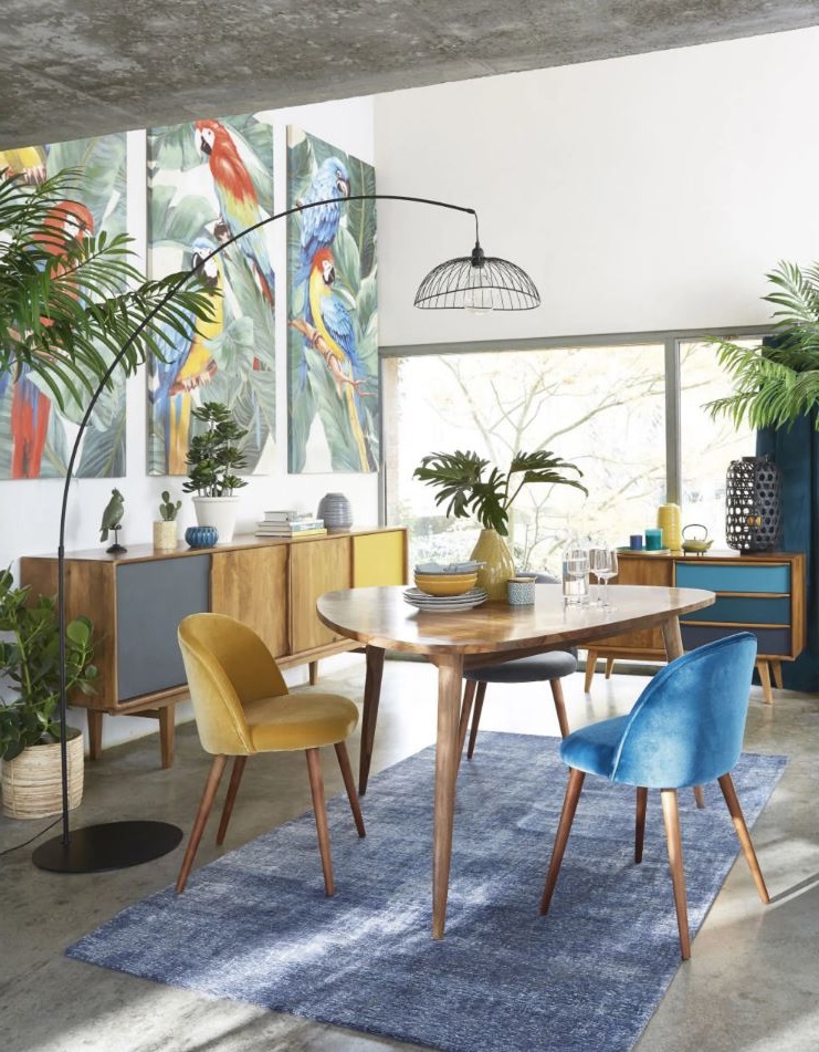 chaise Cyan