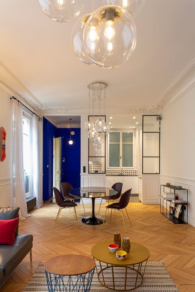 salle à Manger Bleu Klein