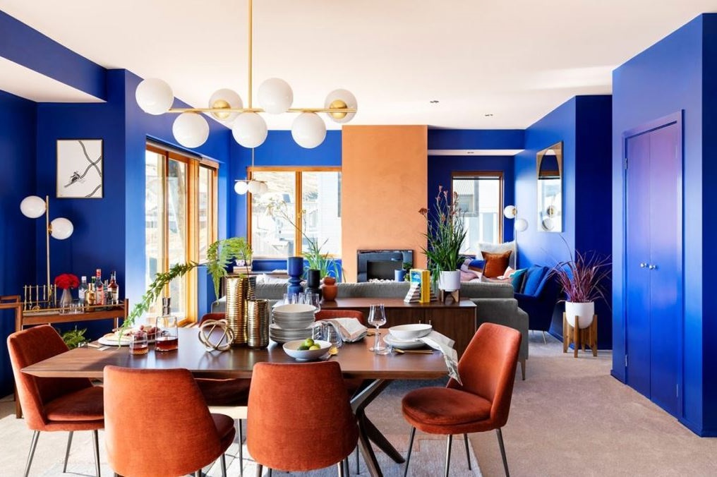 salle à Manger Dominante Indigo