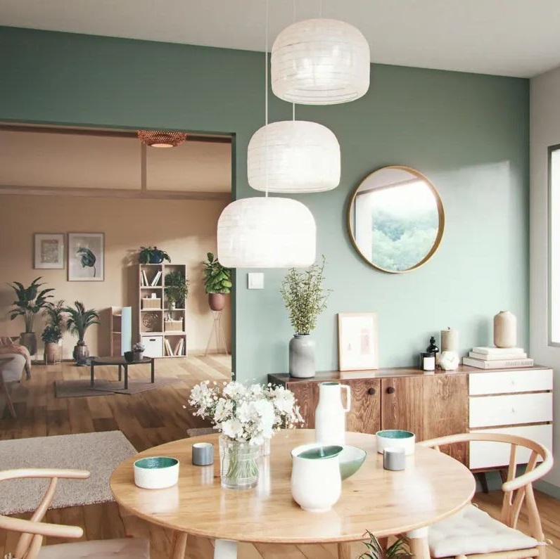 salle à Manger Vert Sauge