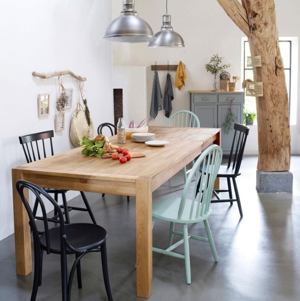 chaise Vert Sauge Mixée