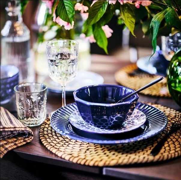 bleu Klein Art De La Table