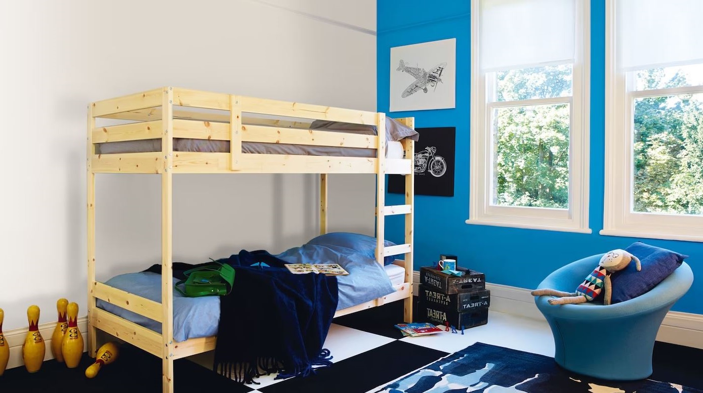 murs Chambre Enfants Cyan