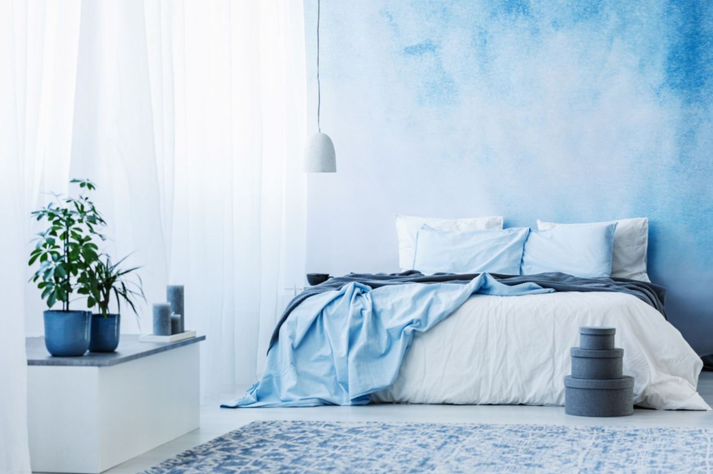 chambre Ambiance Bleu Pastel