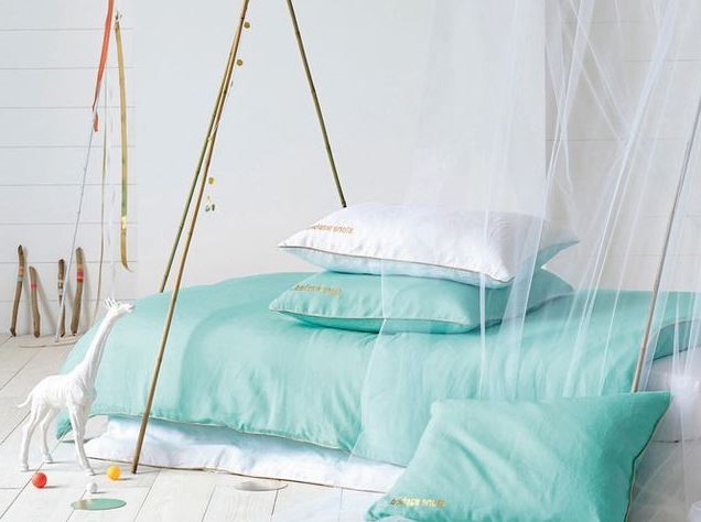 chambre Bleu Pastel