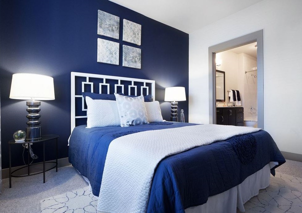 bleu Klein Dans La Chambre