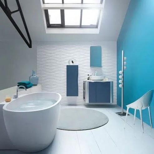 salle De Bain Cyan
