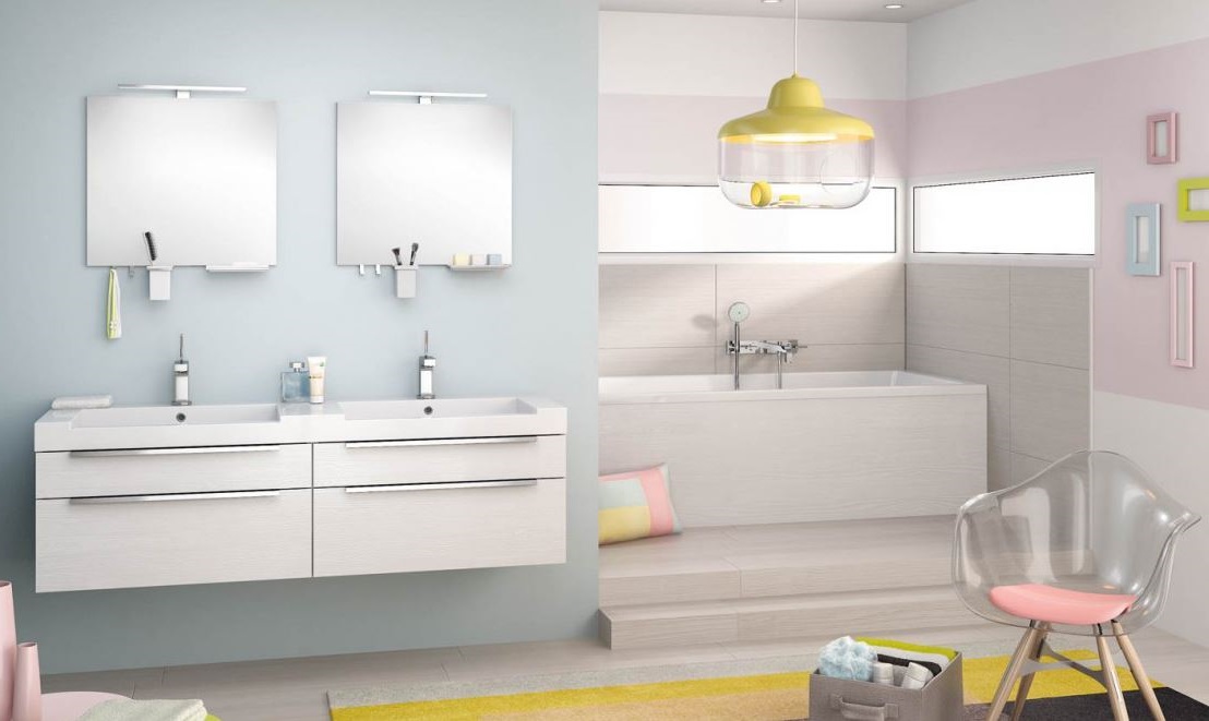 salle De Bain Pastel