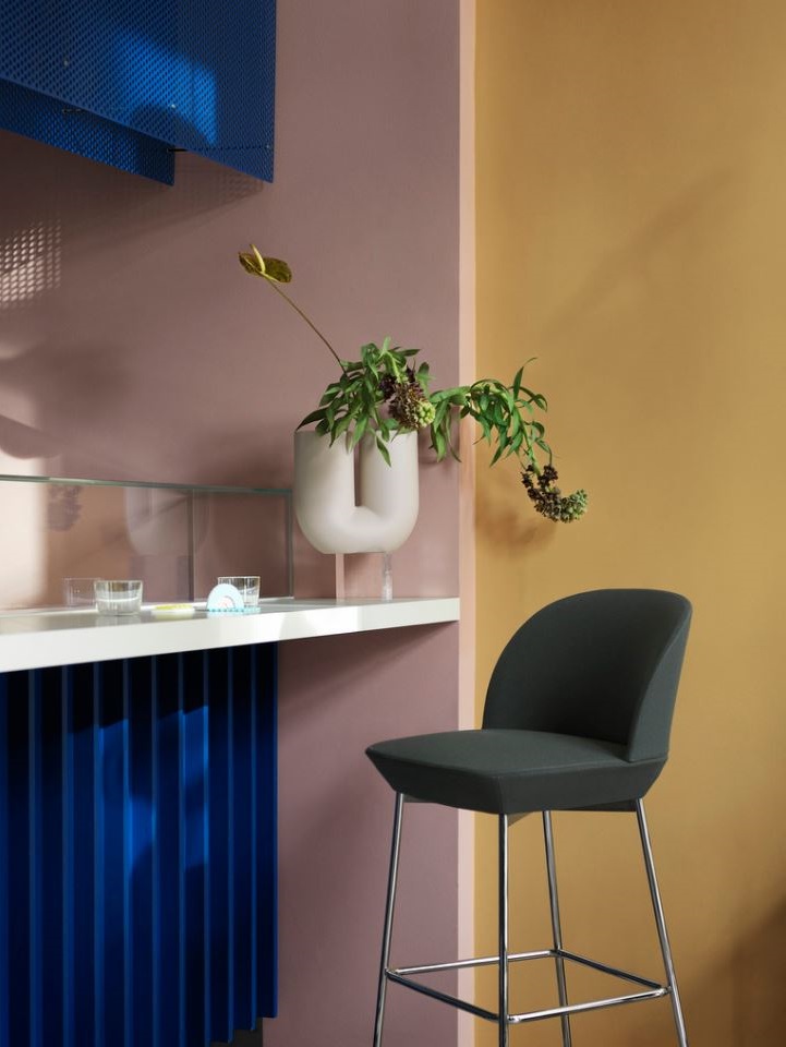 bleu Indigo Et Jaune