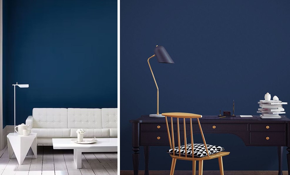 Bleu Foncé En Déco