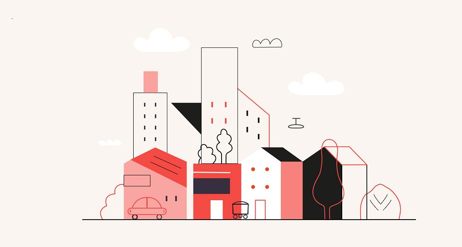 Illustration Logements De Toutes Tailles