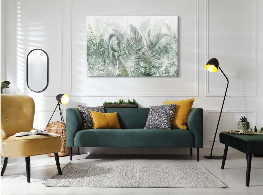 vert émeraude Et Beige