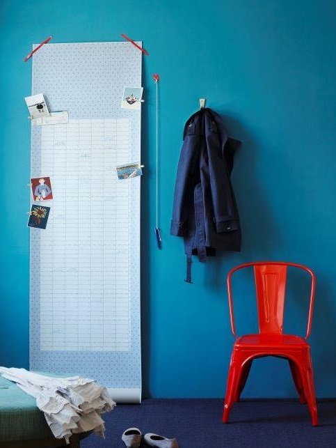 bleu Saphir Et Orange
