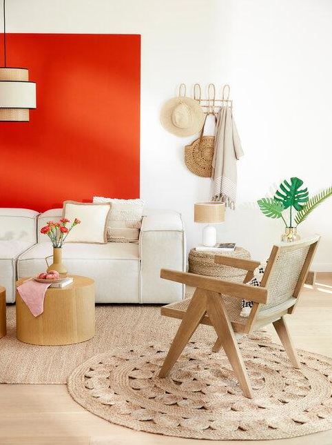 Beige Et Orange