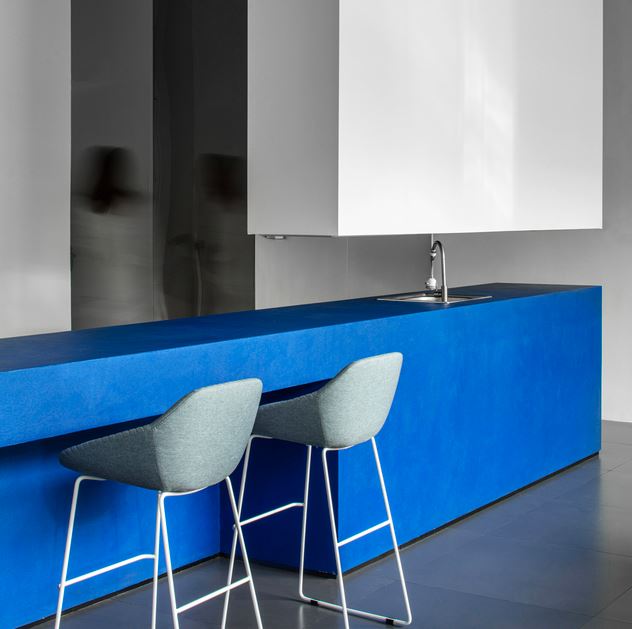 bleu Majorelle Et Gris