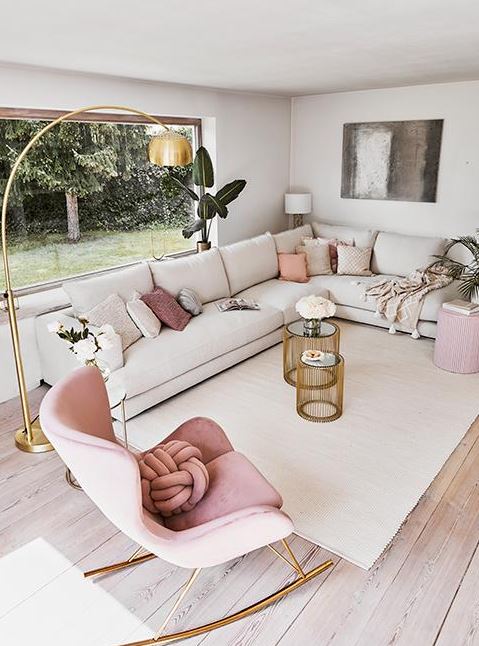 Beige Et Rose Poudré
