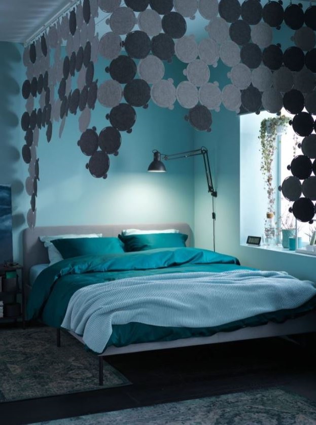 anthracite Et Couleurs Aquatiques