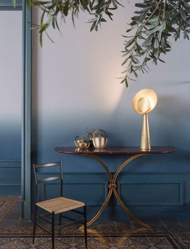 bleu Paon Et Violet