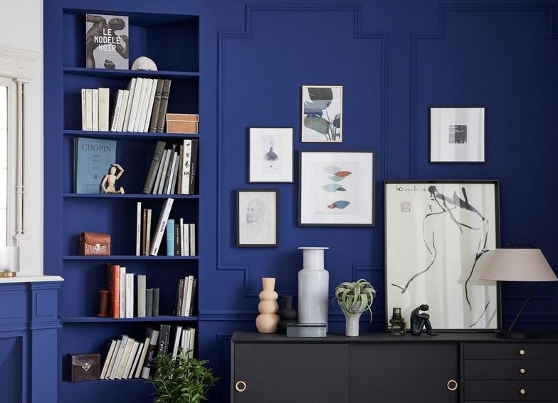 bleu Saphir Et Noir