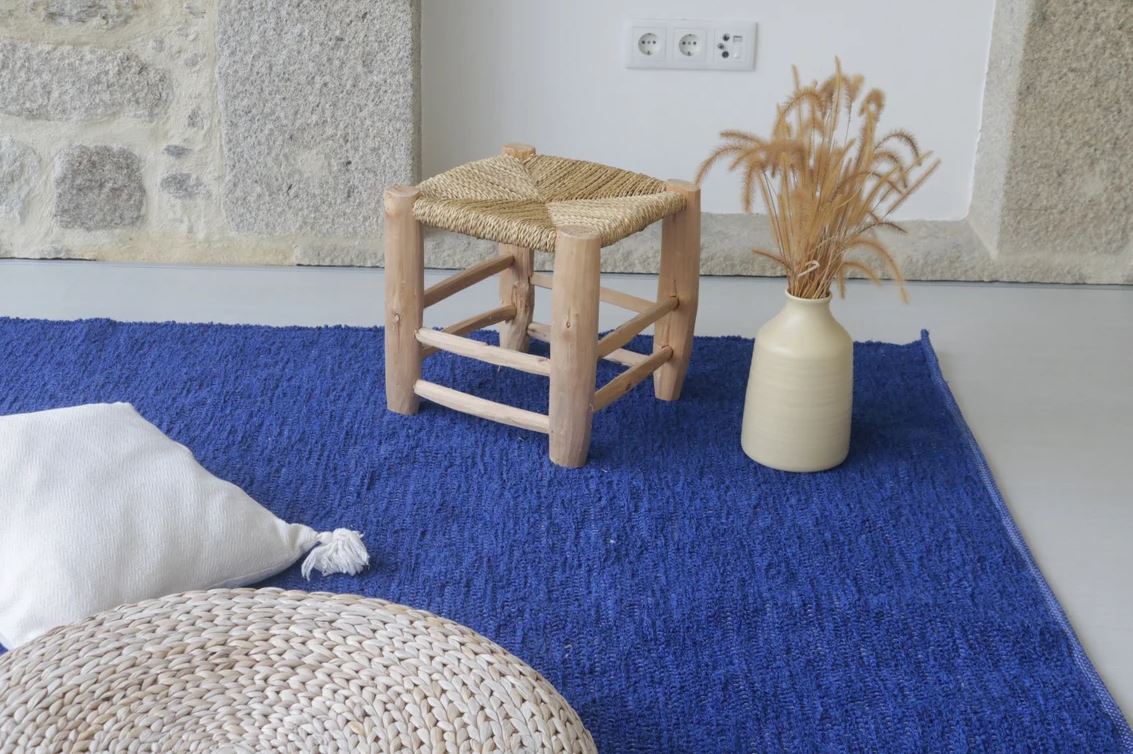 tapis Bleu électrique