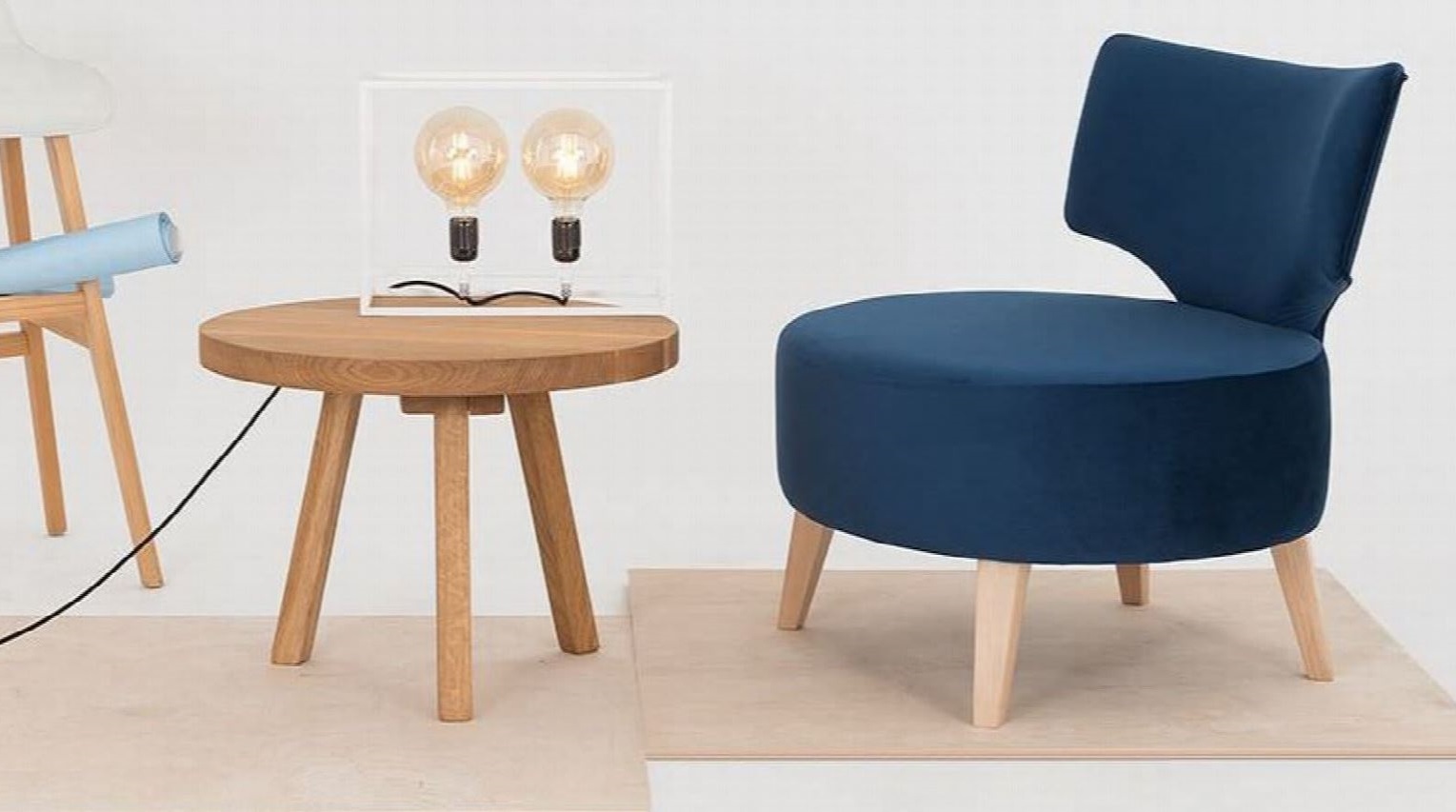 fauteuil Bleu Saphir