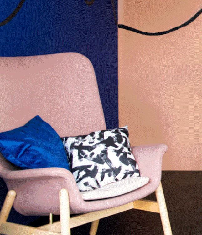 coussin Bleu Majorelle