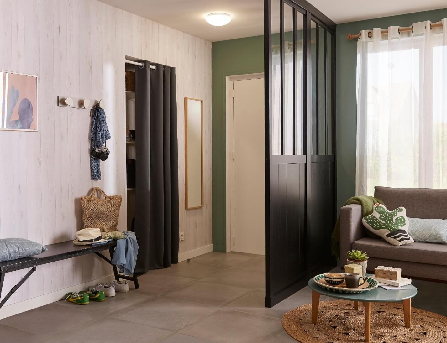 rideau Gris Anthracite Salon