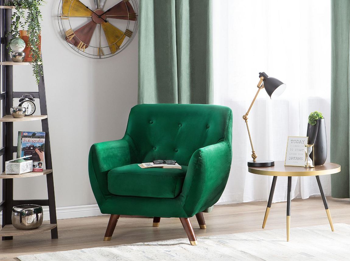 fauteuil Vert émeraude