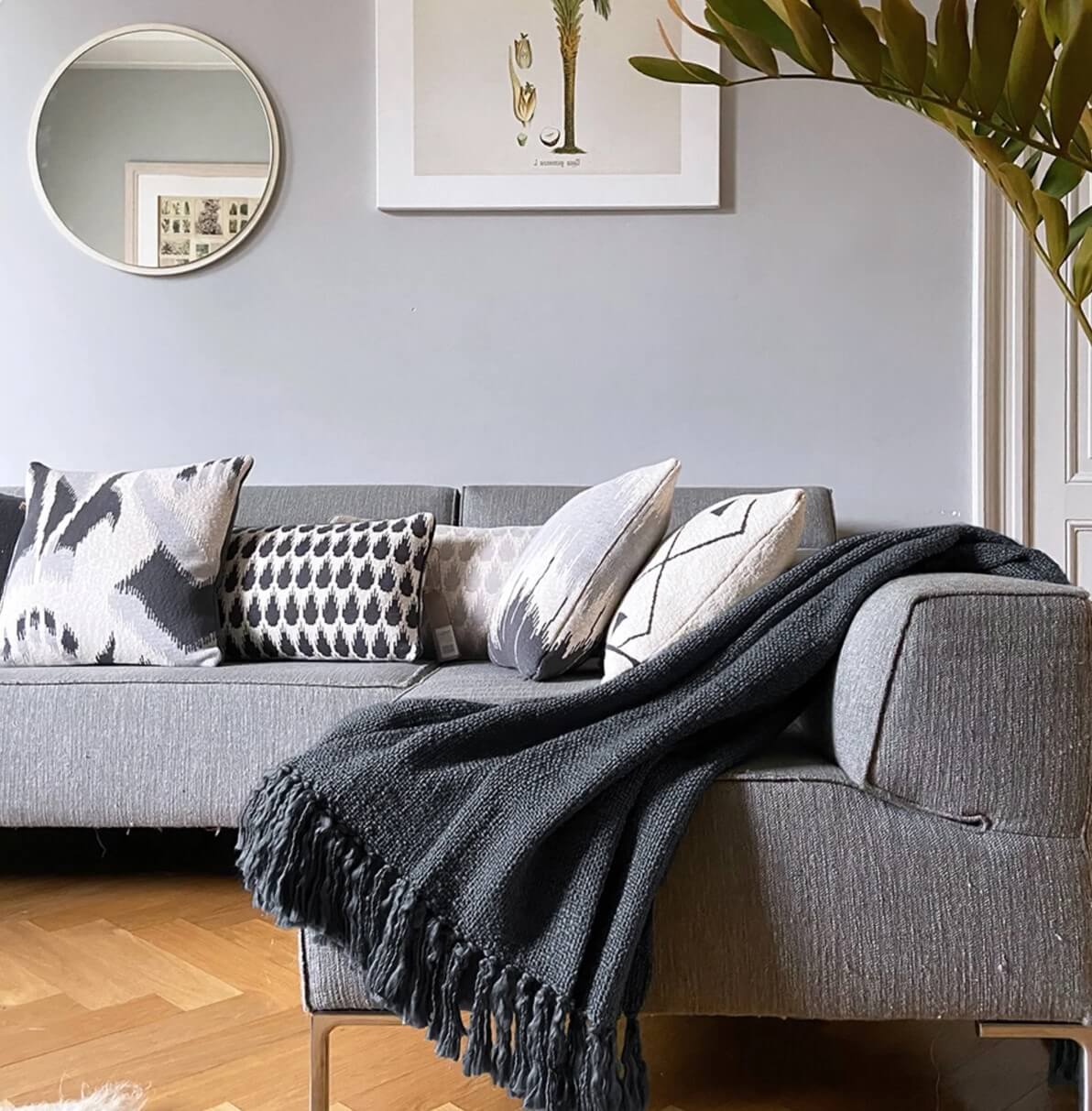 plaid Gris Anthracite