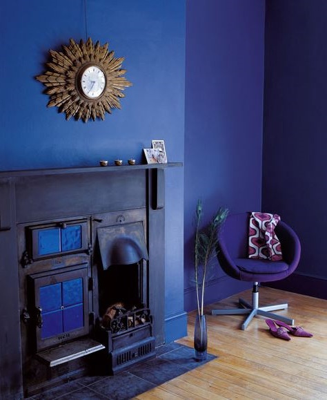 fauteuil Bleu Saphir